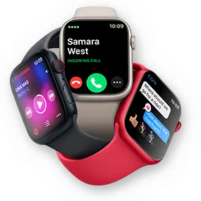 Apple Watch and iPhone devices